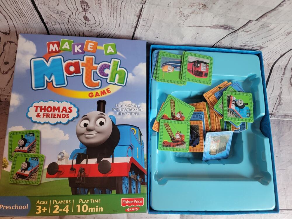 Thomas & Friends Make A Match Game Preschool Fisher-Price Missing 8 Card 2010